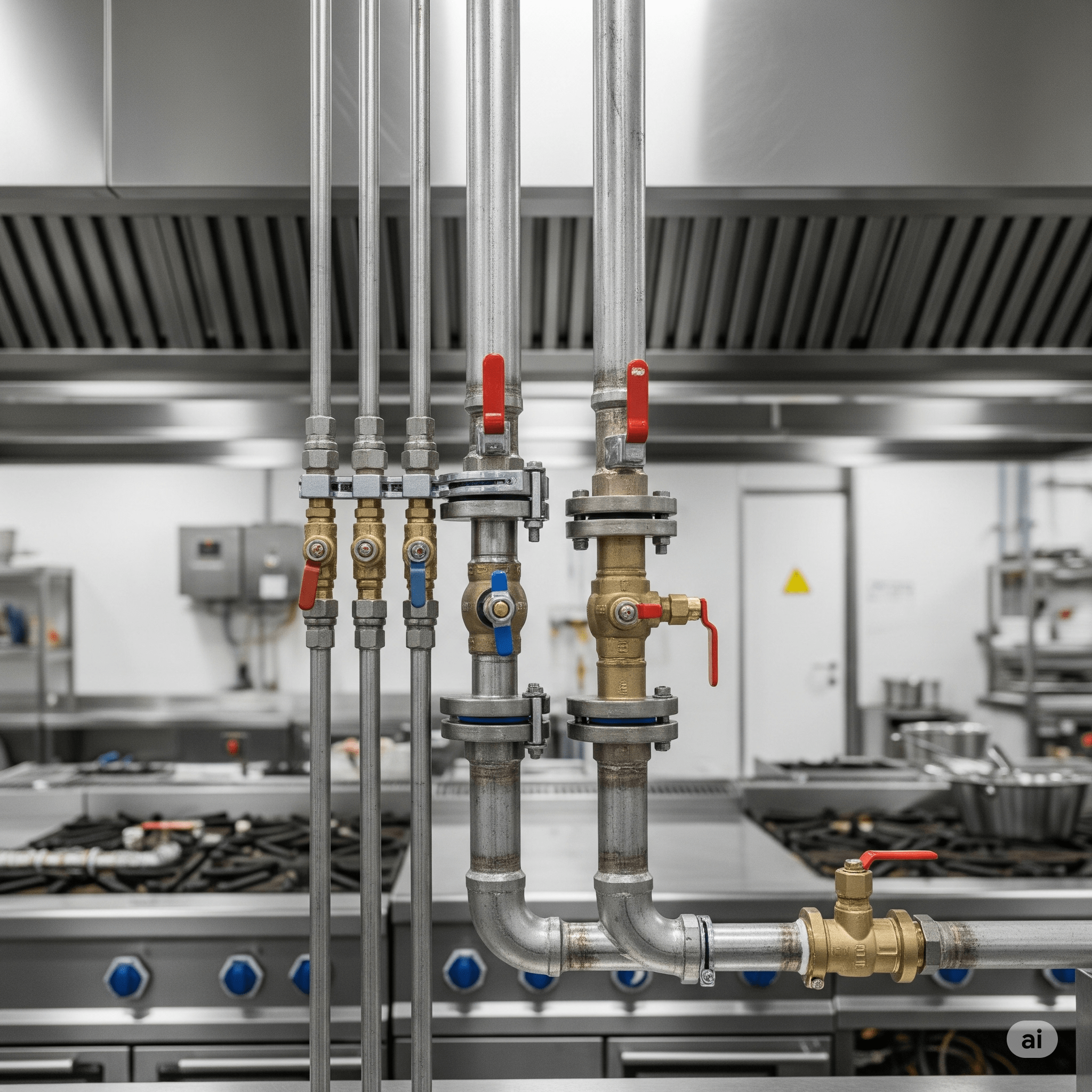 Canteen Gas Piping Work