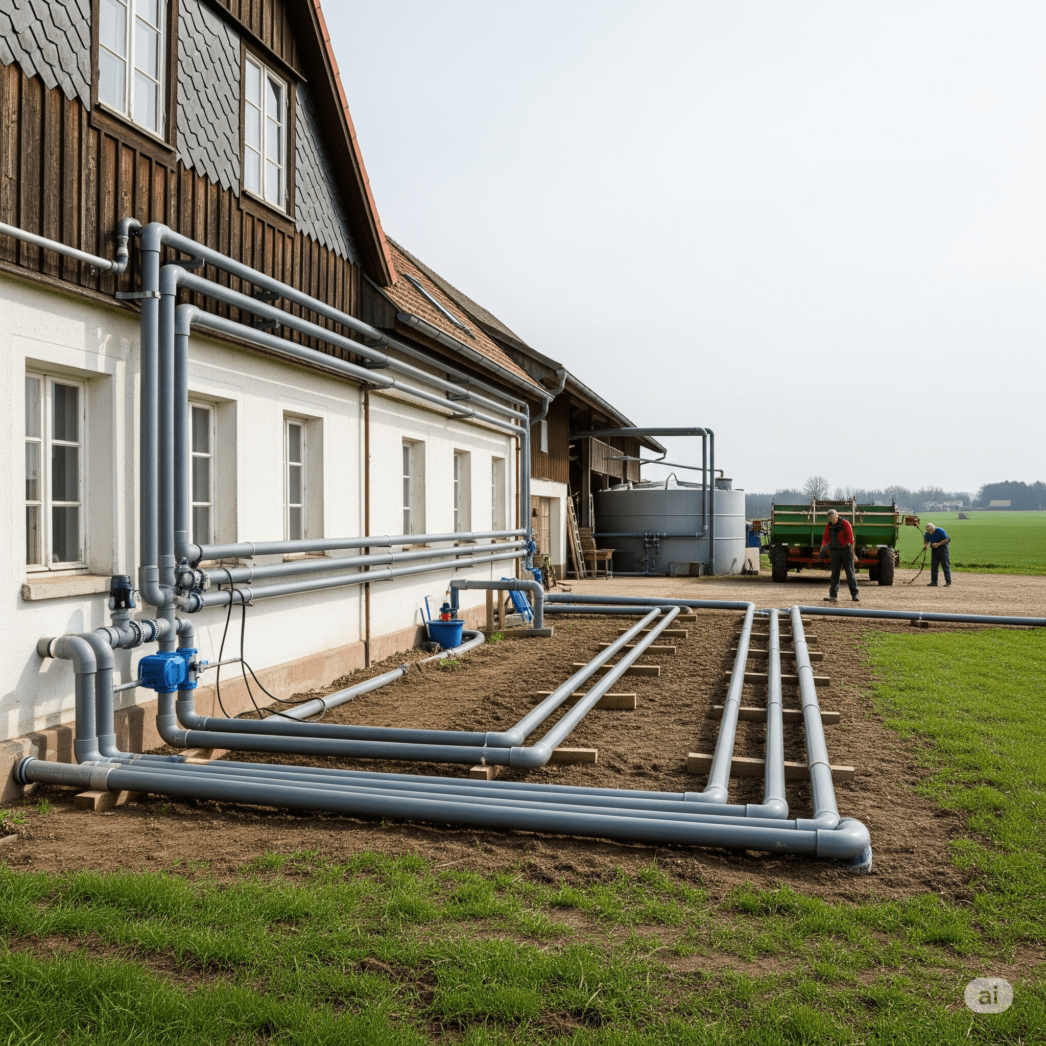 Farm House Pipeline Setup