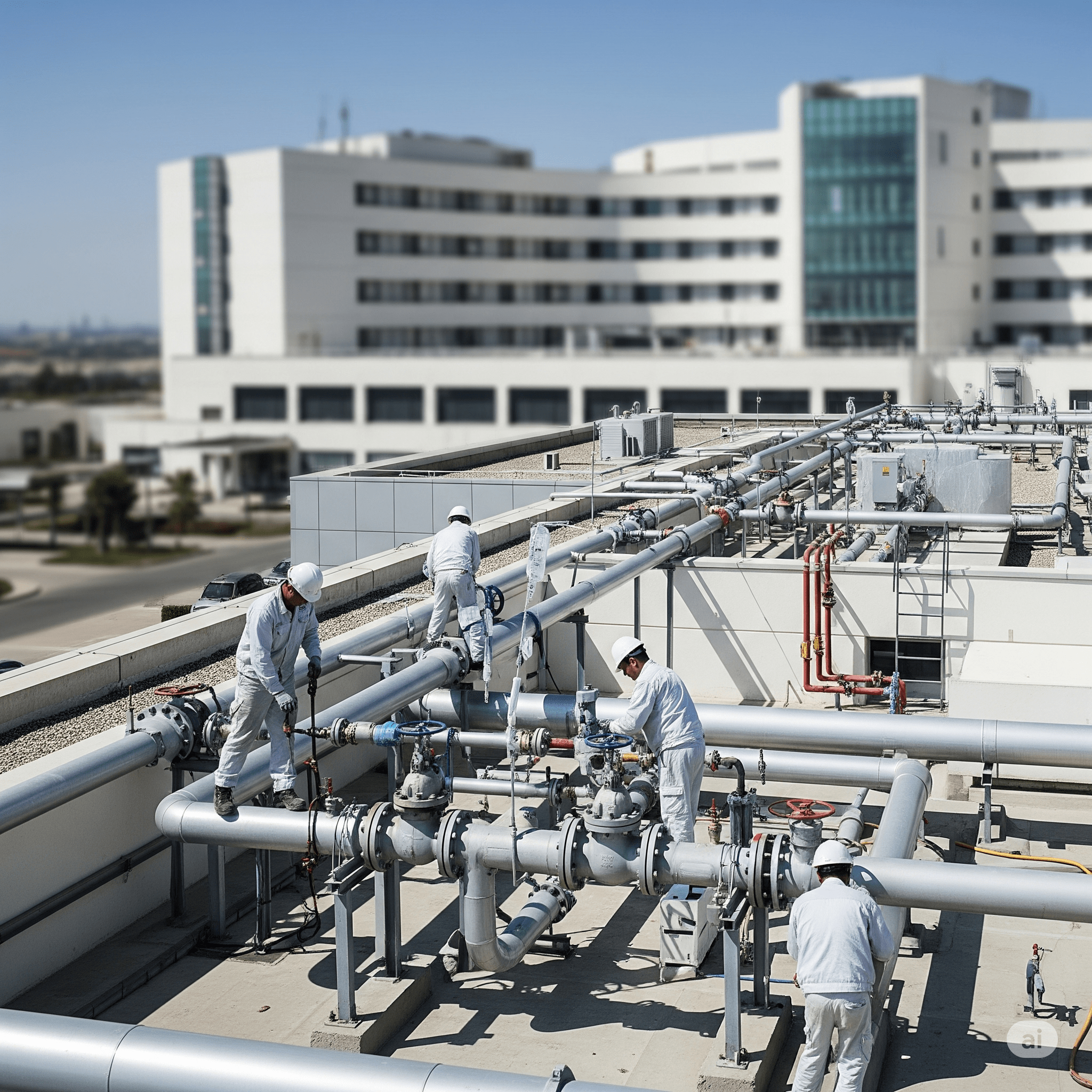 Laboratory Gas Line Installation