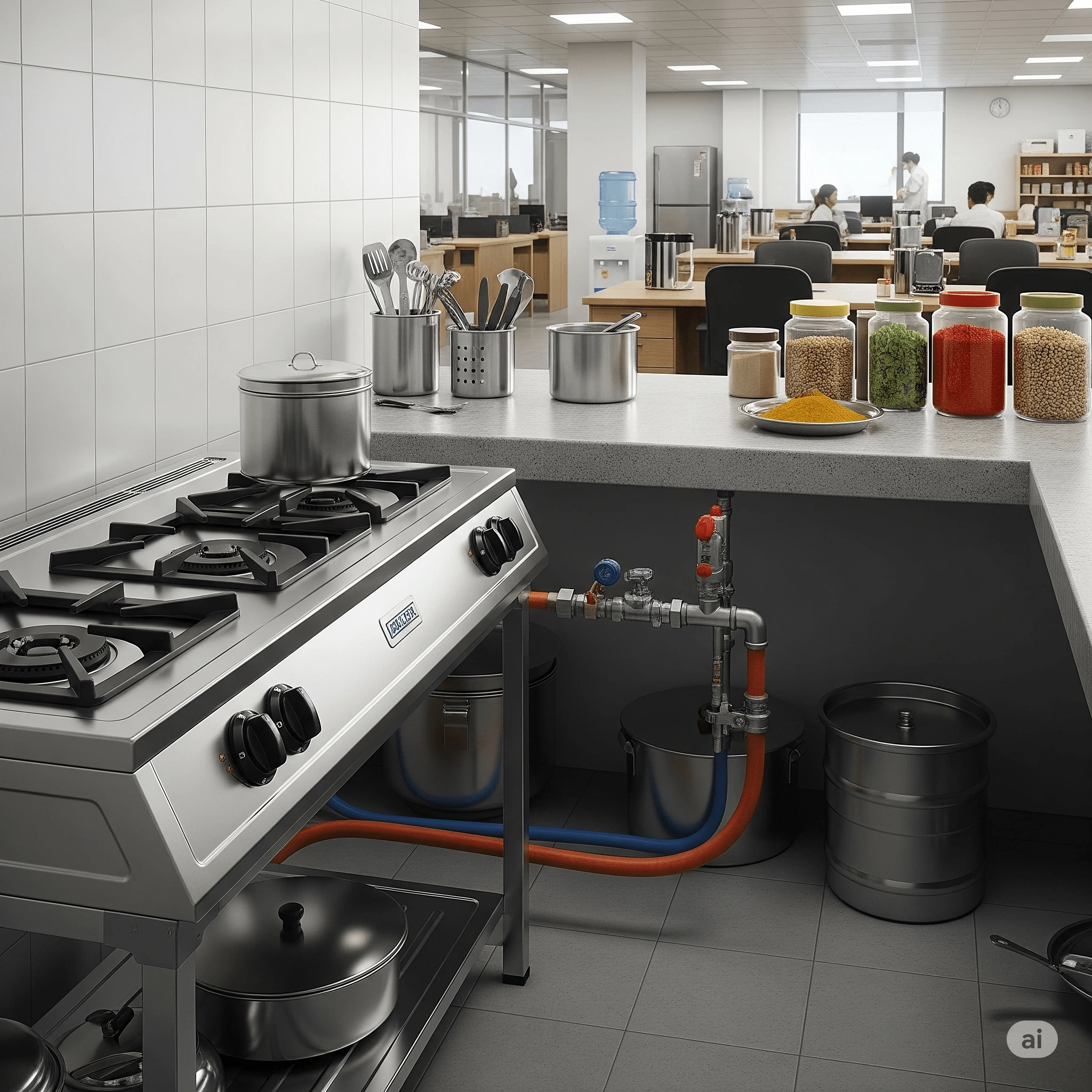 Office Pantry Line Setup sample 3