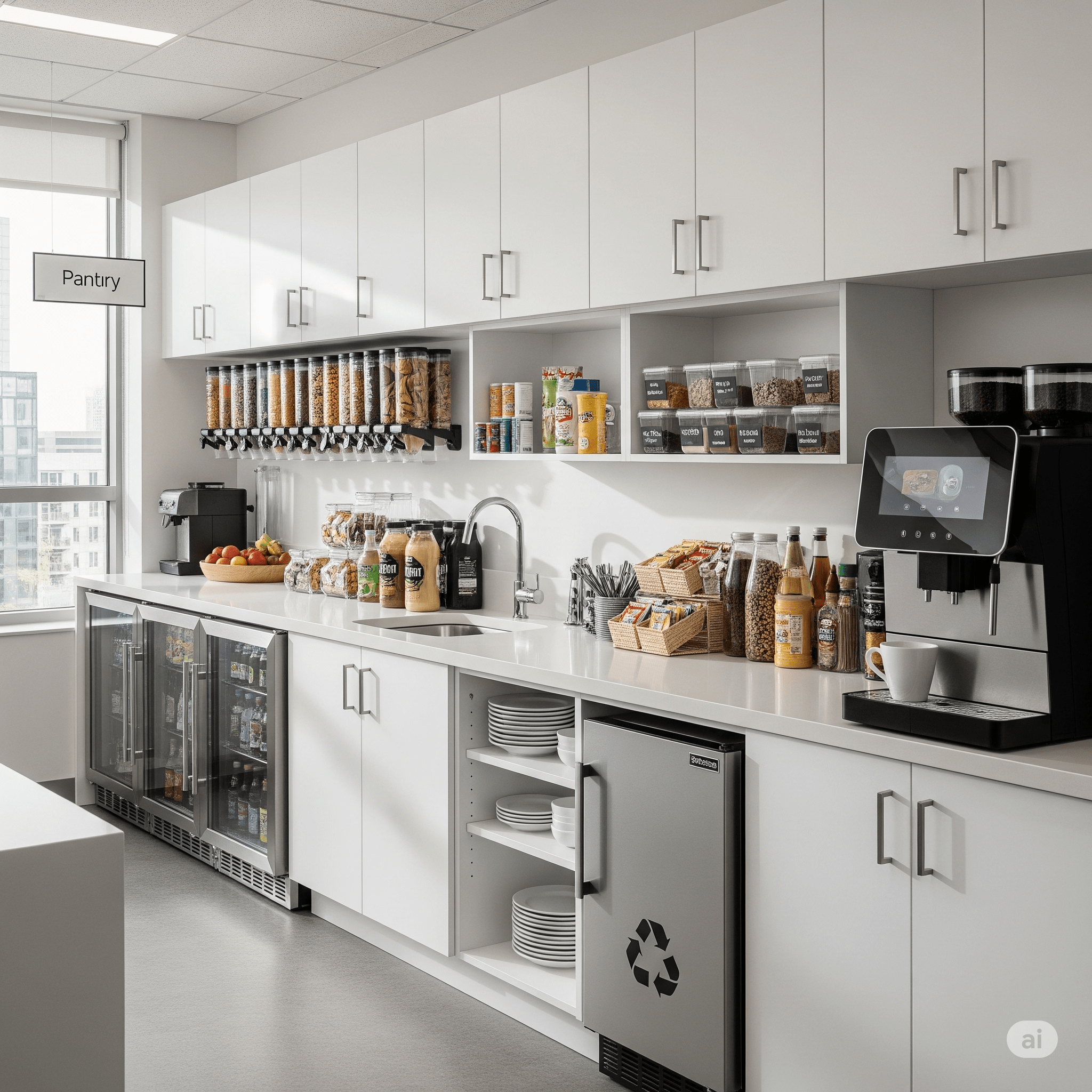 Office Pantry Line Setup